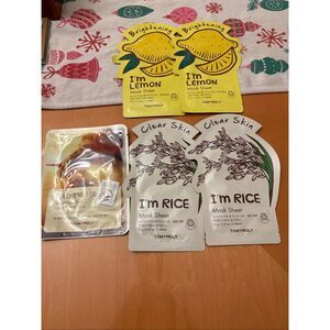 Lot of 5 TonyMoly Face Sheet Masks